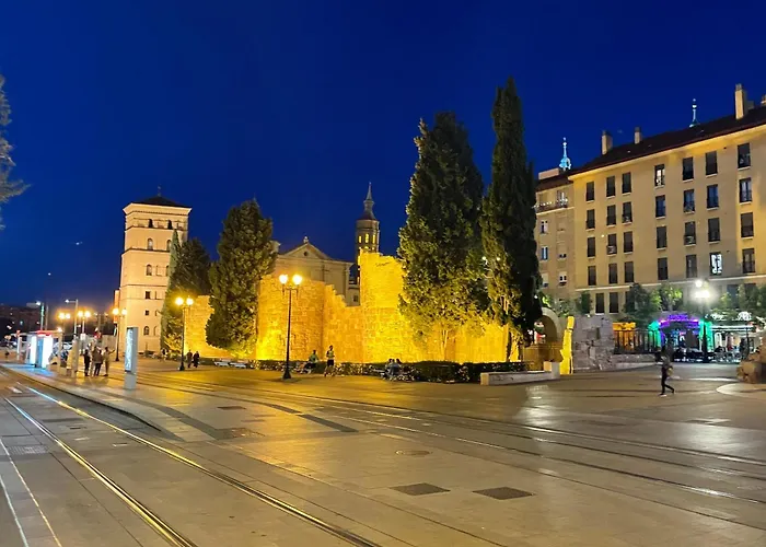 Atico Junto A Mercado Central, Con Parking Gratis * Сарагоса