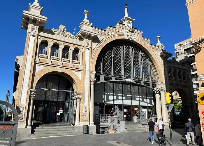 Atico Junto A Mercado Central, Con Parking Gratis Сарагоса